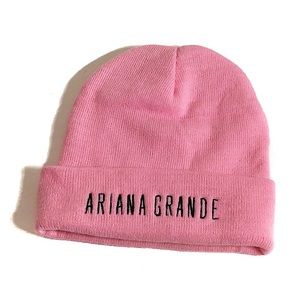 Pink Ariana Grande Beanie